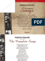 Poulenc Complete Mélodies (Hyperion Notes)