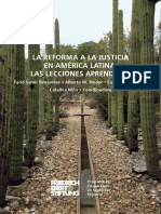 La Reforma A La Justicia en América Latina: Las Lecciones Aprendidas