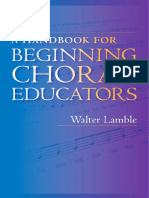 A Handbook For Beginning Choral Educators - PDF Free Download PDF