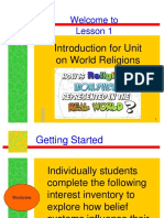  Introduction of World Religion