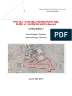 Memoria Descriptiva REURBANIZACION PJ RICARDO PALMA - CHICLAYO