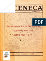 Transformaciones Del Sistema Cultural Chileno Entre 1920-1973 Carlos Catalán