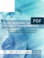 Plan Nacional de Agua Potable y Saneamiento Paraguay 2018