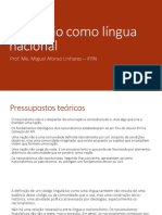 O Catalão Como Língua Nacional