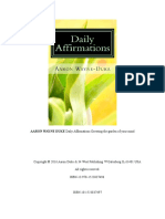 AARON WAYNE DUKE Daily Affirmations Growing The Garden of Your Mind