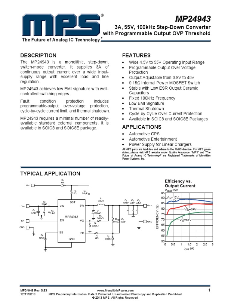 MP24943 | Download Free PDF | Capacitor | Electronic Circuits