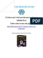 12 Libros de Medicina