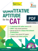 CAT Quantitative Aptitude - Nishit Sinha (WWW - Sarkaripost.in)