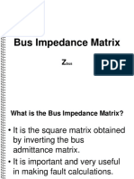 Bus Impedance Matrix