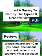 Conduct A Survey To Identify The Types of Orchard Farms