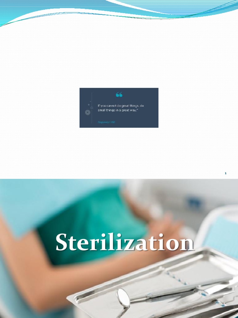 Sterilization in Orthodontics PDF Sterilization (Microbiology