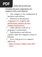 Explain in Detail 11th Standard 5 Marks CS