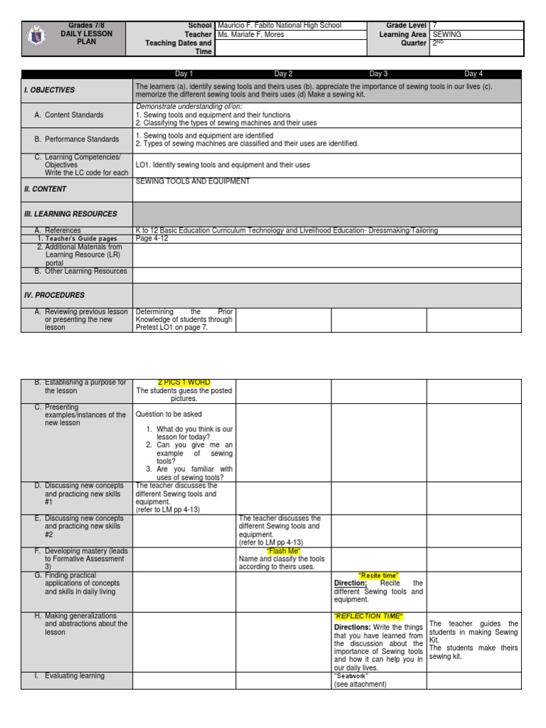 Electrical 101 PDF Sewing Learning