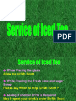 service of ice tea.ppt