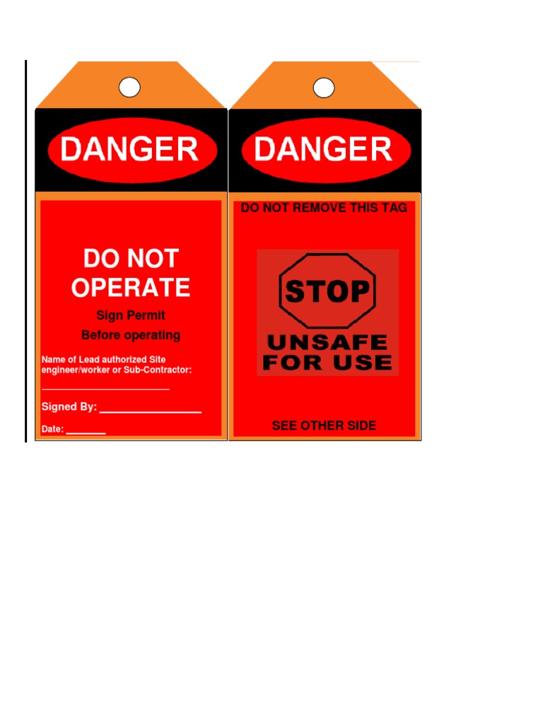 Red Tag | PDF