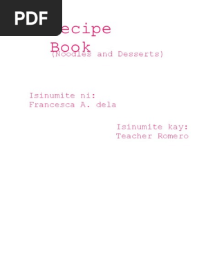 Recipe Book