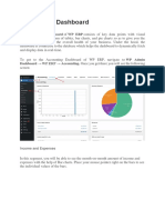 Accounting Dashboard: Dashboard WP ERP Accounting. Once You Get There You Will See The Following