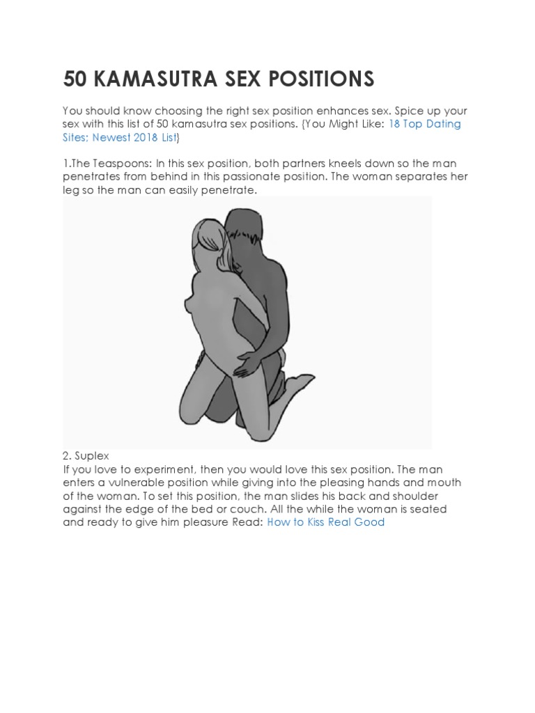 Position Kamasutra Format Pdf En Français 50 Kamasutra Sex Positions | PDF | Sex Position | Human Sexuality