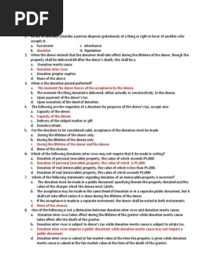 Donors Tax Reviewer