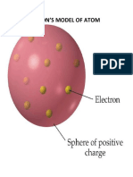 JJ Thomson'S Model of Atom