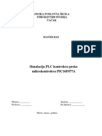 Master Rad - Simulacija PLC Kontrolera Preko Mikrokontrolera PIC16F877A PDF