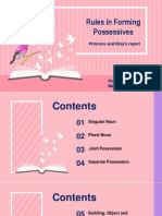 Rules in Forming Possessives: Princess and Nina's Report