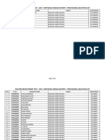 TRT 2017 Provisional Selection List