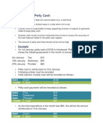 Accounting For Petty Cash: Example