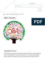 ABC Poems - Alphabet Poems