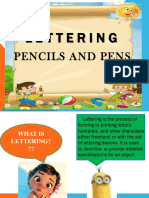 LETTERING PENCILS AND PENS