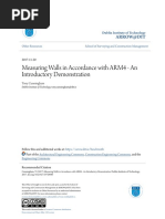 Measuring Walls in Accordance With ARM4 - An Introductory Demonstration