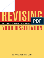 Beth Luey (Ed.) - Revising Your Dissertation - Advice From Leading Editors (2004)