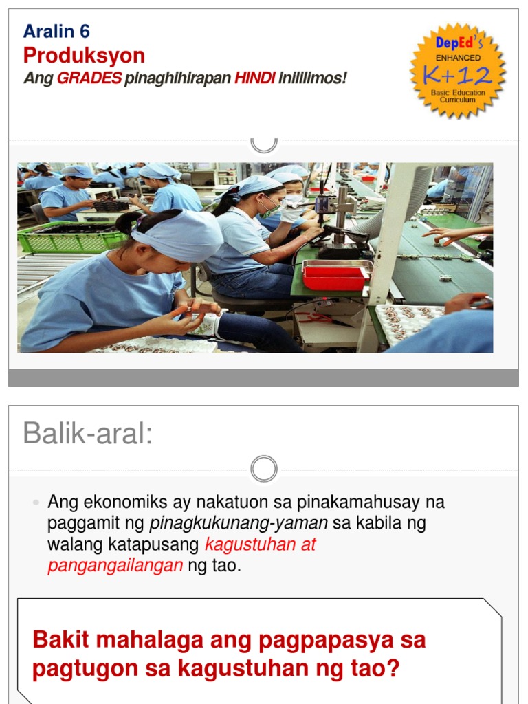 Produksyon | PDF