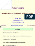 Compressors: Applied Thermodynamics & Heat Engines