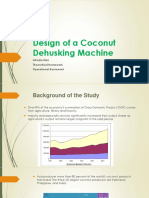 Design of A Coconut Dehusking Machine