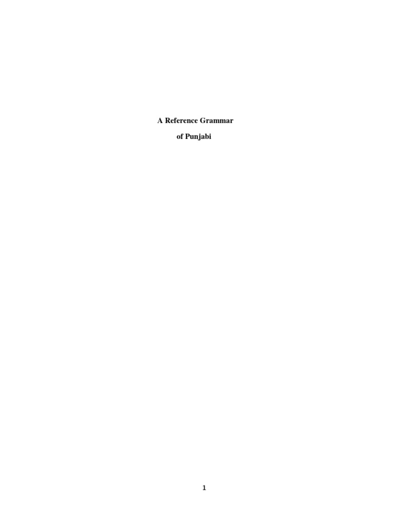 A Reference Grammar Final PDF Phoneme Vowel