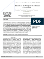 9.Optimisation in Design of Mechanical Scissor Lift