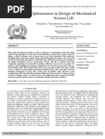 Hydraulic Scissor Lift Design Report | PDF | Piston | Machines