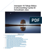 Tahap Siklus Akuntansi (Accounting Cycle) 