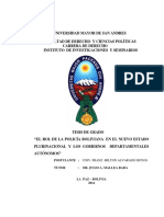 El nuevo rol de la Policía Boliviana en el Estado Plurinacional