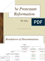 The Protestant Reformation Breakdown