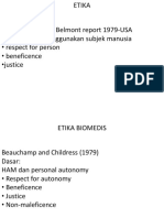 ETIKA BIOMEDIS PRINSIP DASAR