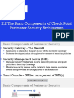 1.2 the Basic Components of Check Point Perimeter Security Architecture