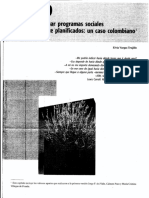 El Reto de Evaluar Programas Sociales Inadecuadamente Planificados: Un Caso Colombiano