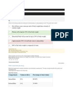 Reference Ranges End and Review: Compartment Volume in Litres Percentage of Total Volume