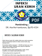 Infeksi Saluran Kemih: DR. Marihot Tambunan, SP - PD-KGH