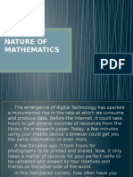 Patterns and Numbers in Nature