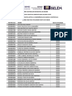 Resultado Preliminar PSS 2019 ALUNO