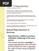 Topic 17: Reproduction