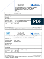 Pay-In-Slip: Electrical/Mechanical/ Electronics/ Instrumentation - E2 Grade For Shift Operation of Thermal Power Plant